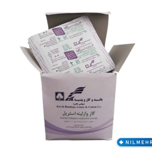 گاز وازلینه استریل تک برگی 100 عددی کاوه