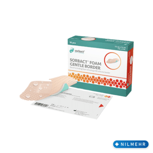 پانسمان فوم جنتل بوردر سوربکت Sorbact Foam GENTLE BORDER