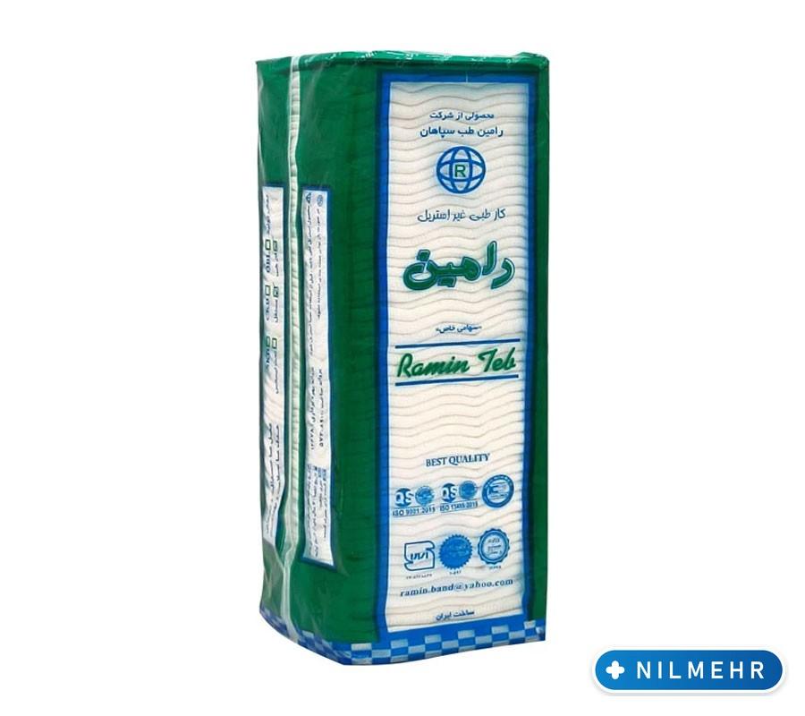 گاز غیر استریل 16 لایه رامین طب 1 گاز غیر استریل 16 لایه رامین طب