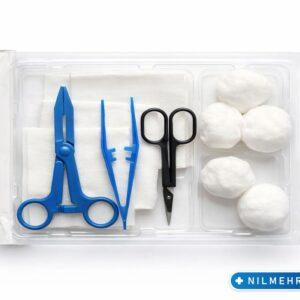 ست پانسمان با قیچی اورا | STERILE DRESSING KIT